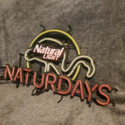 Natural Light Beer Sign 