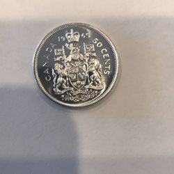 Uncirculated Canadian Silver Half Dollar