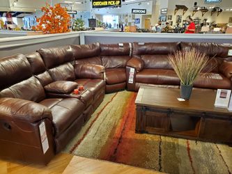 Italian Leather Sectional