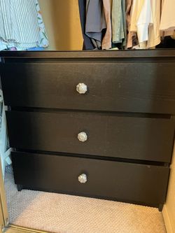 Black dresser