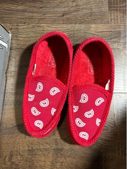 Bandanna slippers red