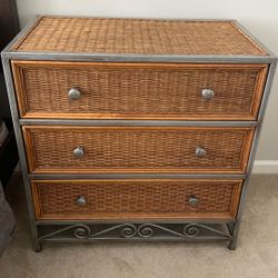 Wicker dresser