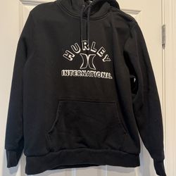 Large Men’s Black Hurley Hoodie & Black Large Men’s True Religion T-shirt
