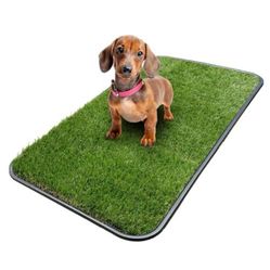 “New”Potty Training Artificial  Grass W/tray(15 X30)reusable (retail$39