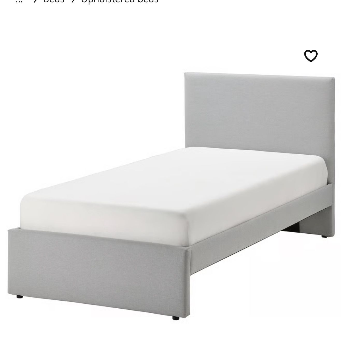 IKEA GLADSTAD Twin Bed – Excellent Condition, New Almost $200
