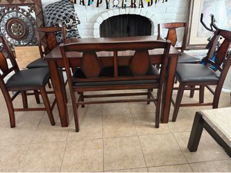 Tables and chairs