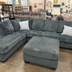 
\ASK DISCOUNT COUPON] sofa Couch Loveseat Living room set sleeper recliner daybed futon 🛎all Slate Or Gray Raf Or Laf Sectional 