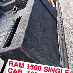 Ram 1500 10" ported box  single cab