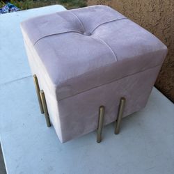Mini Baby Pink Ottoman