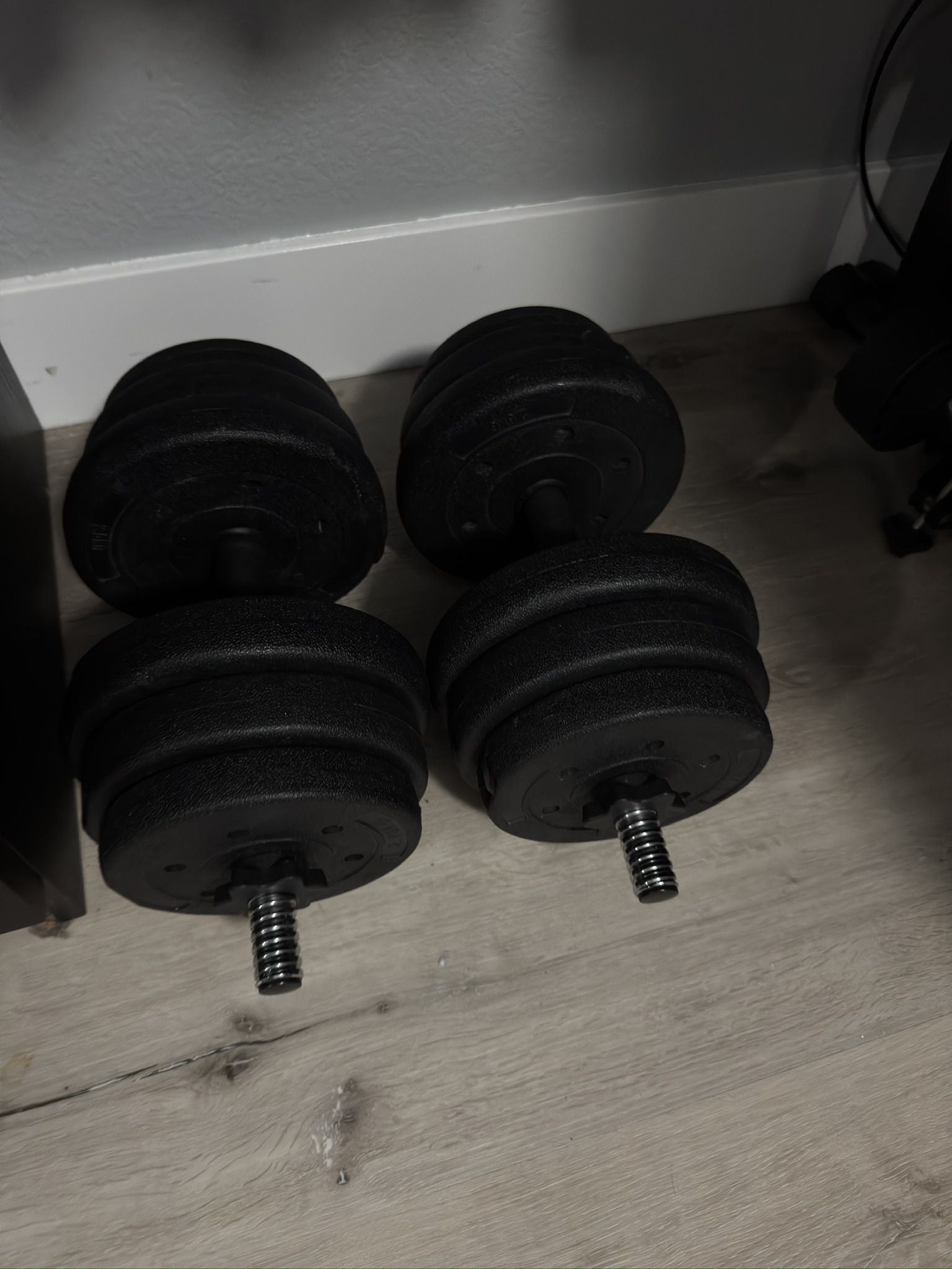 65lbs Adjustable Dumbbell Set