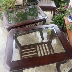 Cherry wood End Tables 