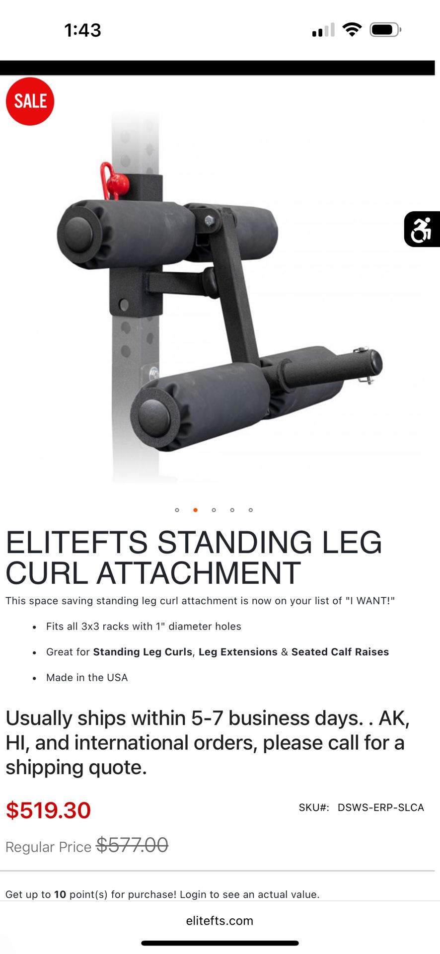 Elitefts Leg Curl