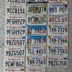License Plates - Collection 