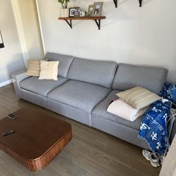 New 3pc Gray Cloud Sofa, Gray Modular Cloud Couch, Free Delivery ✅ Modular Sectional Sofa Cloud 