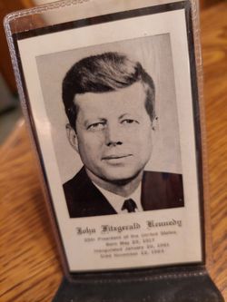 JFK Prayer Card