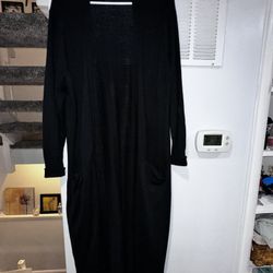 Old Navy Black Maxi Cardigan XL