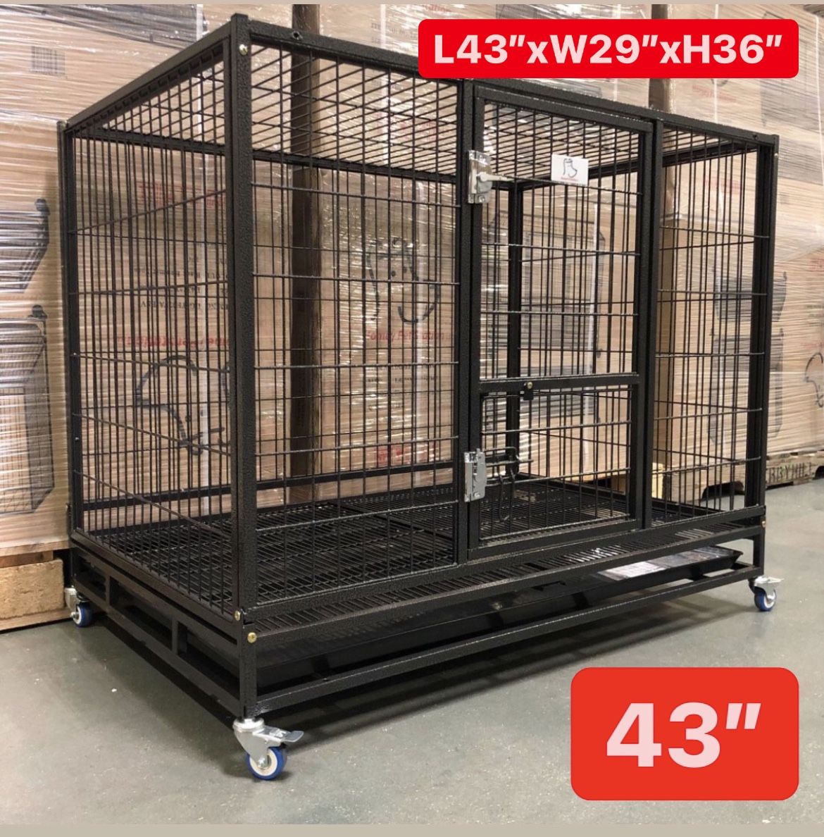 Perfect DROP DOWN DOG CRATES Kennels INDOOR w/ WHEELS for Sale in Bakersfield, CA OfferUp