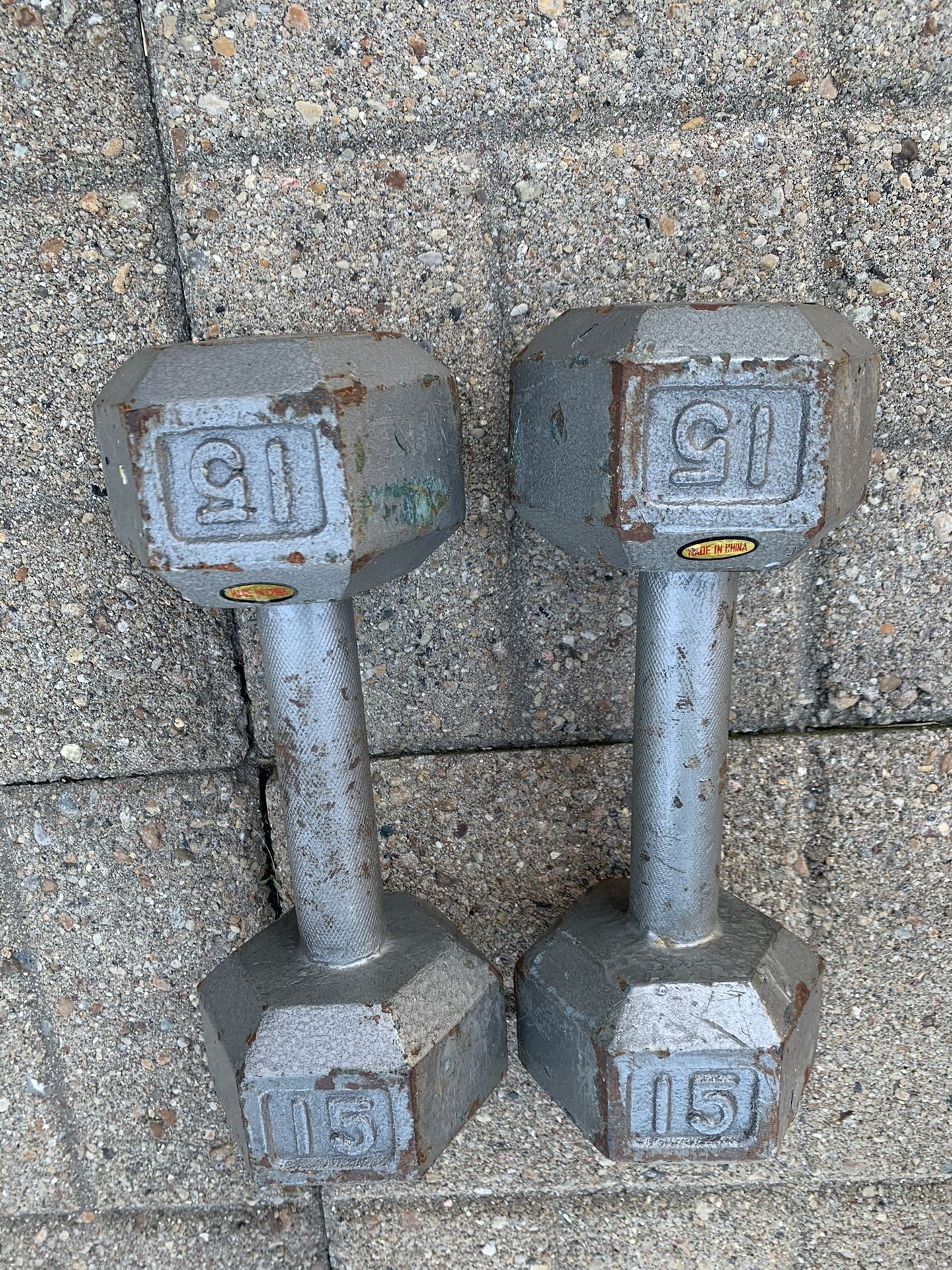 15 Pound Dumbbells 