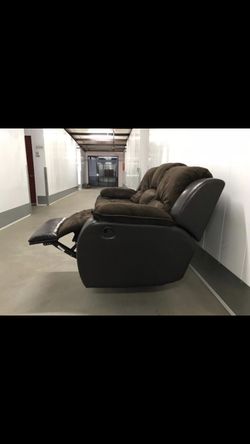 Recliner sofa and loveseat