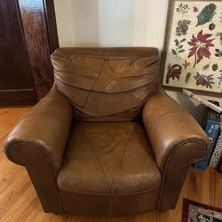 Soft Line Italian Leather Chair