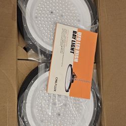 UFO LED High Bay Light, 10 Pack, 150W, 5000K, 22500LM, High Bay LED Shop Lights with 5' Cable(Eqv.600w Mh/Hps/Hid) for Garage Factory Workshop Warehou