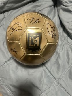 LAFC Autographed Soccer ball 