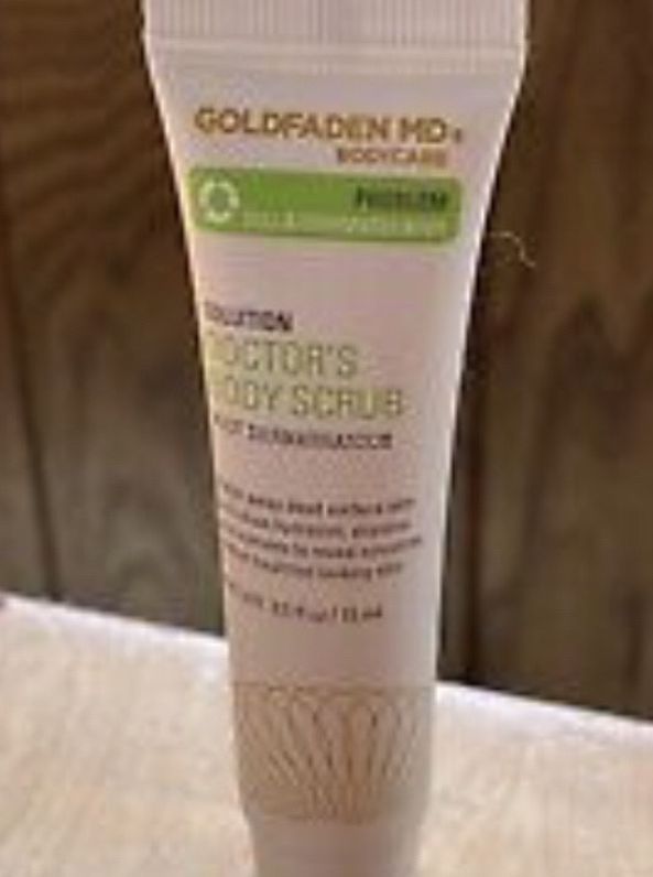 GOLDFADEN MD Doctor’s Body Scrub 15 ml New