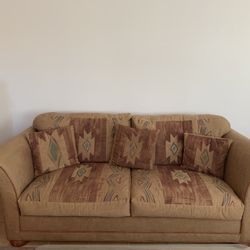 Couche And Two Chair And A half