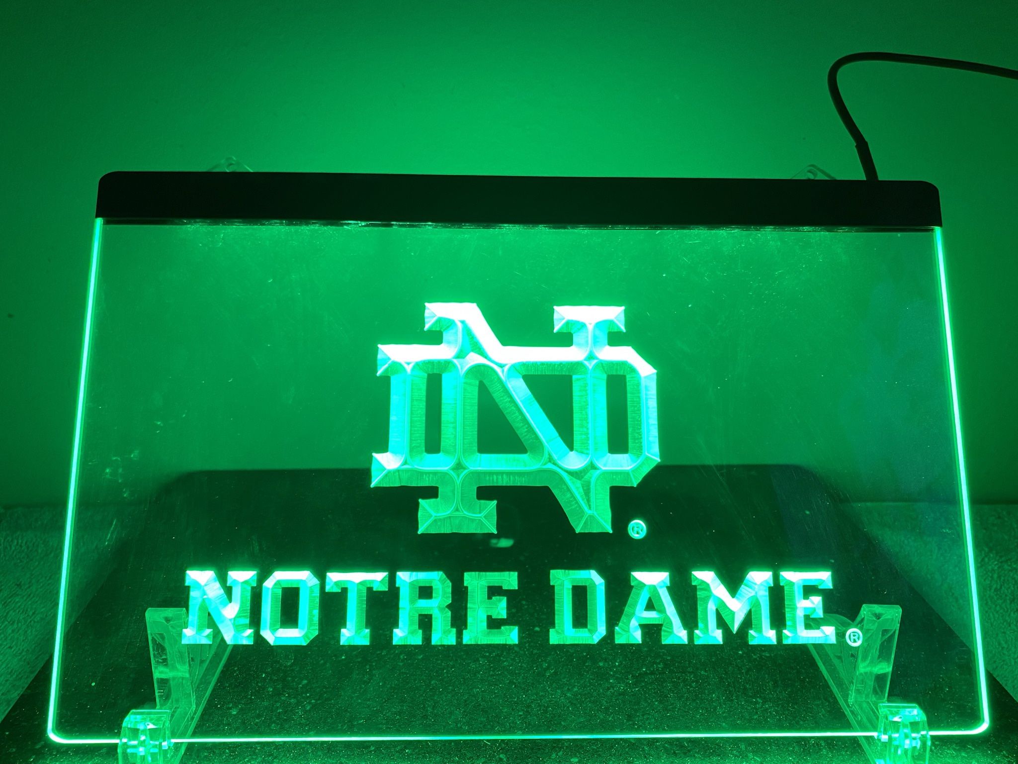 Notre Dame Lighted Sign (8”x12”)
