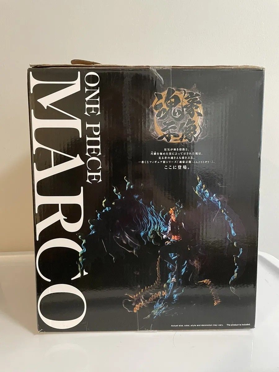 One Piece - King Ichibansho Figure (The Fierce Men Who Gathered at the Dragon) And One Piece - Marco Ex Devils Ichiban Figure