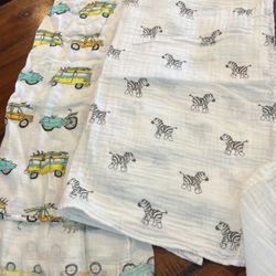 New MuslinSwaddle Blankets - Clean