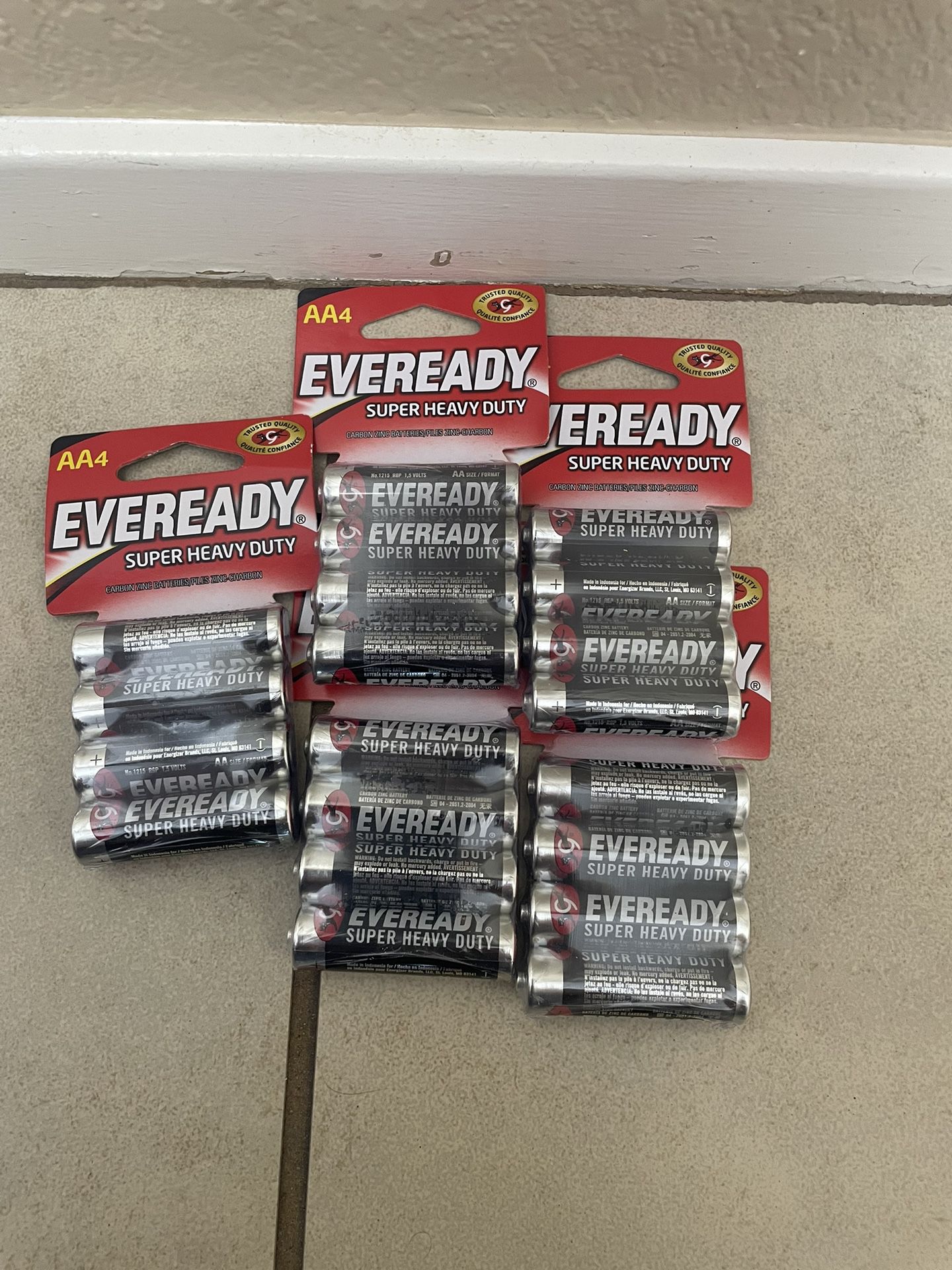 AA Batteries Have Duty 20 Lot