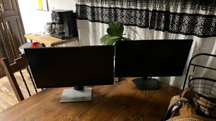 (2) Dell monitors
