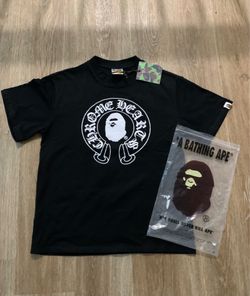 Size S BAPE x Chrome Hearts T-shirt 'Black'