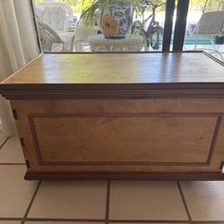 Wood Chest Storage Baúl 