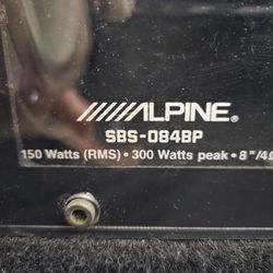 Speaker box with sub