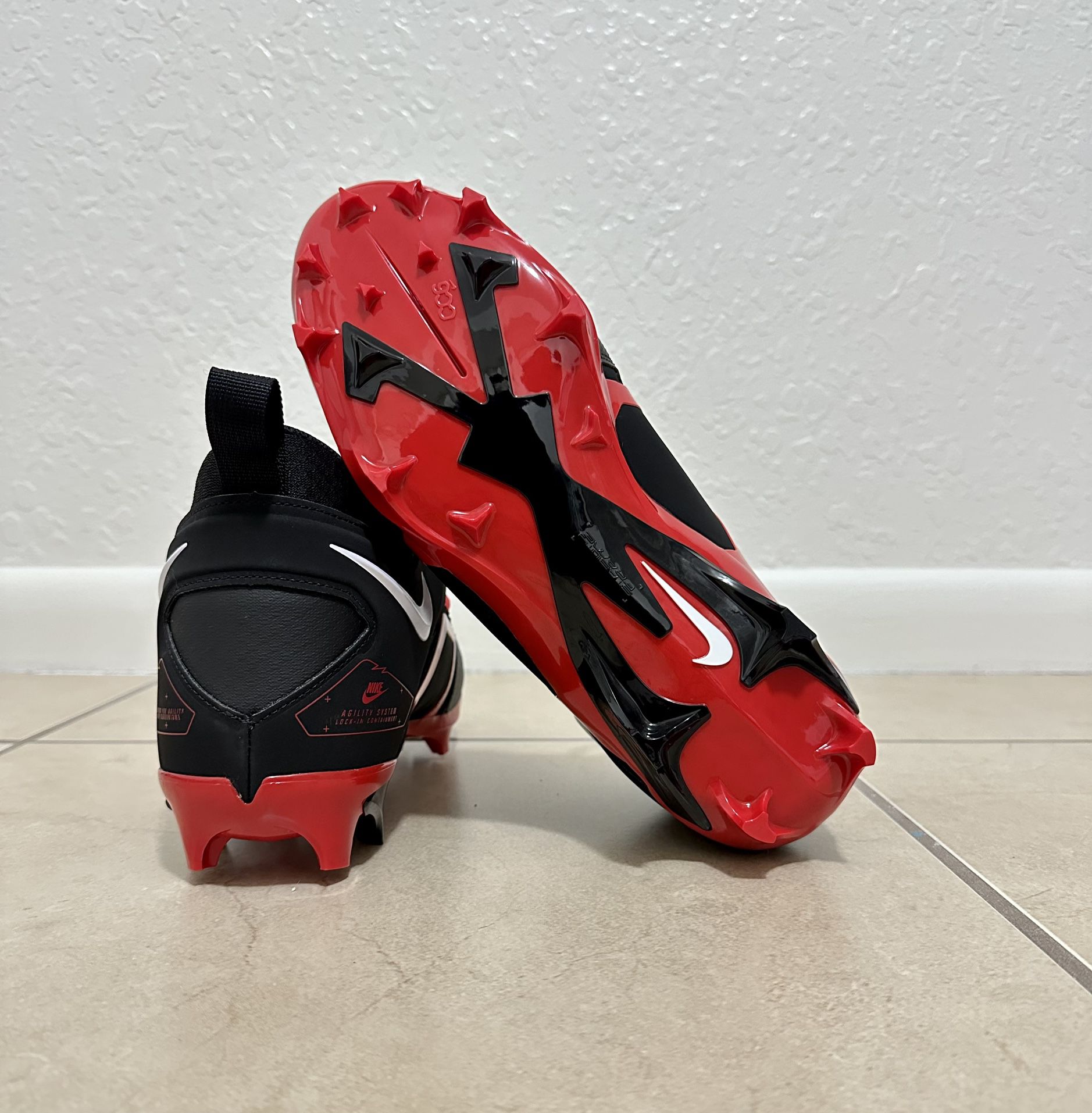 Nike Alpha Menace Pro 3 'Black University Red' CT6649-004 - KICKS CREW