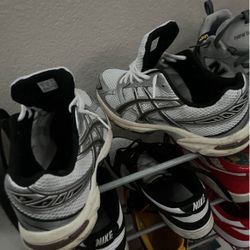 Asics GEL-1130 white silver sneakers