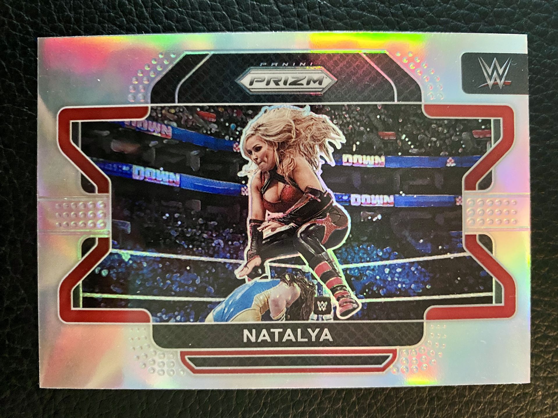 NATALYA 2022 Panini Prizm WWE #28 SILVER PRIZM!