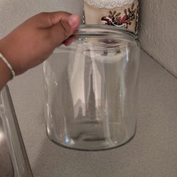 Large Glass Container, No Lid, $2, Good Condition
