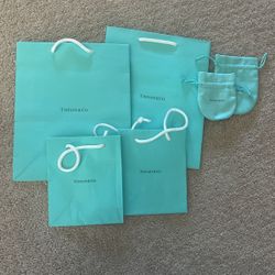 Tiffany & Co. shopping bags x6