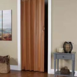 Vinyl Accordion Door 36.875 in. x 78.75 in.