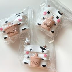 Milk Tea Cow Airpods Case Cover