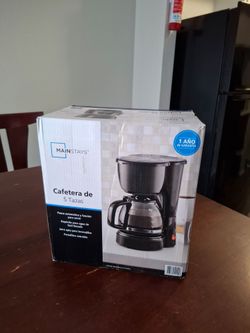 Mainstays 5-Cup Coffee Maker – New in Box