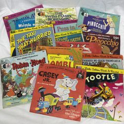 33 Vintage Children’s Disney Records 45 RPM