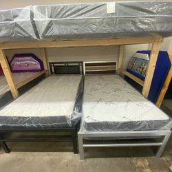 Twin Bed With Mattress 
