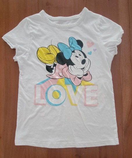 Disney Minnie Mouse Girls Size 7 Graphic T-Shirt