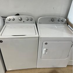 Washer and dryer set whirlpool top load 