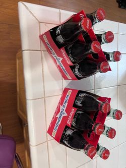 Coca-Cola World Champions Collectible Glass Bottle 6-Packs