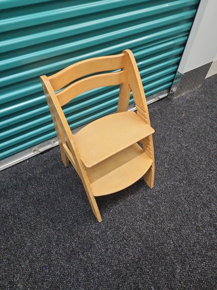 One Step Ahead “Grow With Me” Wooden Chair